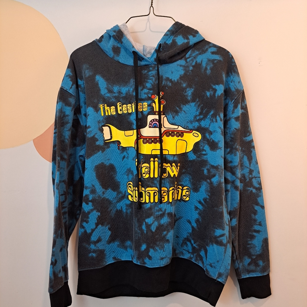 The Beatles Tie Dye Hoodie L